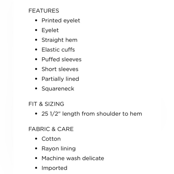 Draper James Top RSVP Floral Smocked Square Neck Eyelet Blouse Women’s 2X - Picture 10 of 10